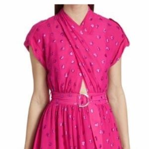 Derek Lam 10 Crosby hot pink maxi dress